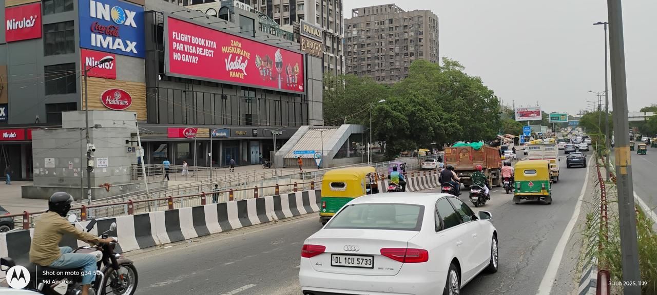 Nehru Place Paras Cinema Hoarding